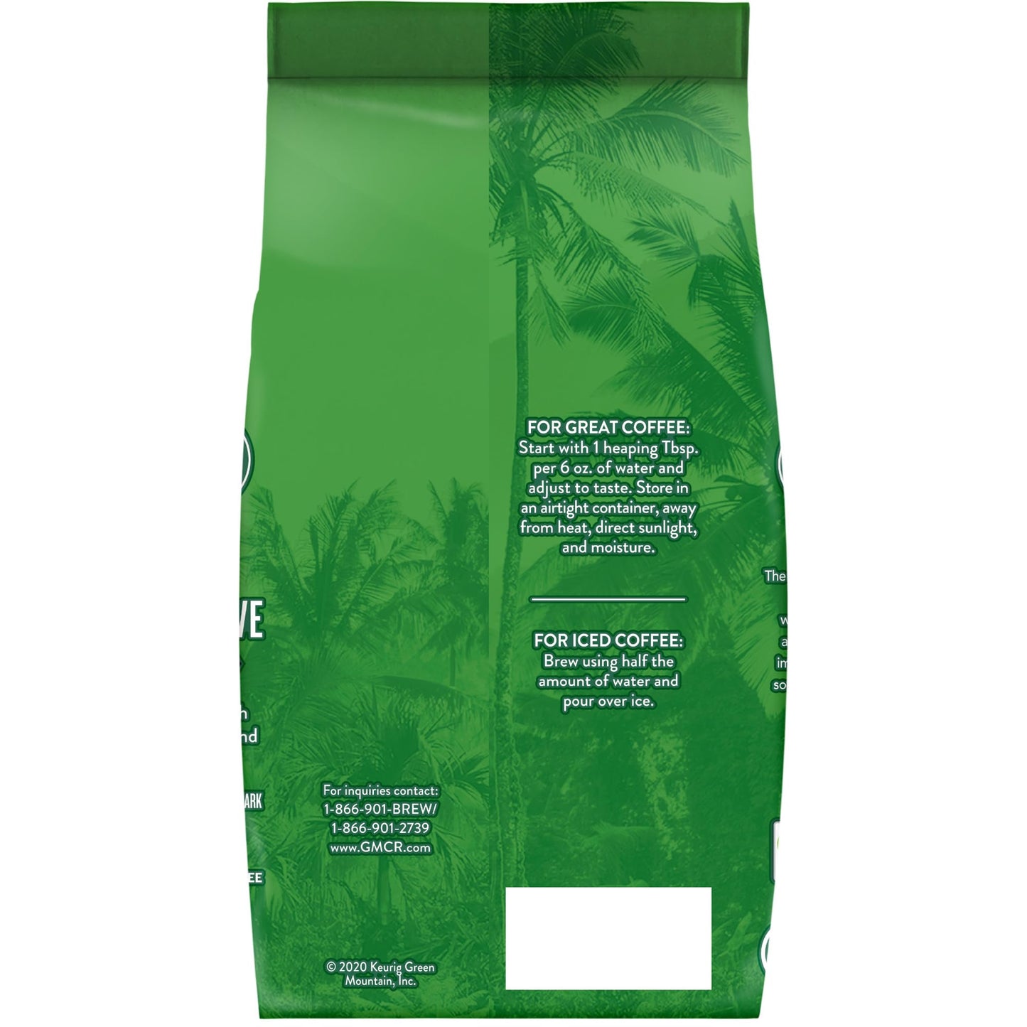 Green Mountain Coffee Roasters, Fair Trade Certified™ Organic, Sumatra Reserve, Ground Coffee, Dark Roast, Bagged 10oz.