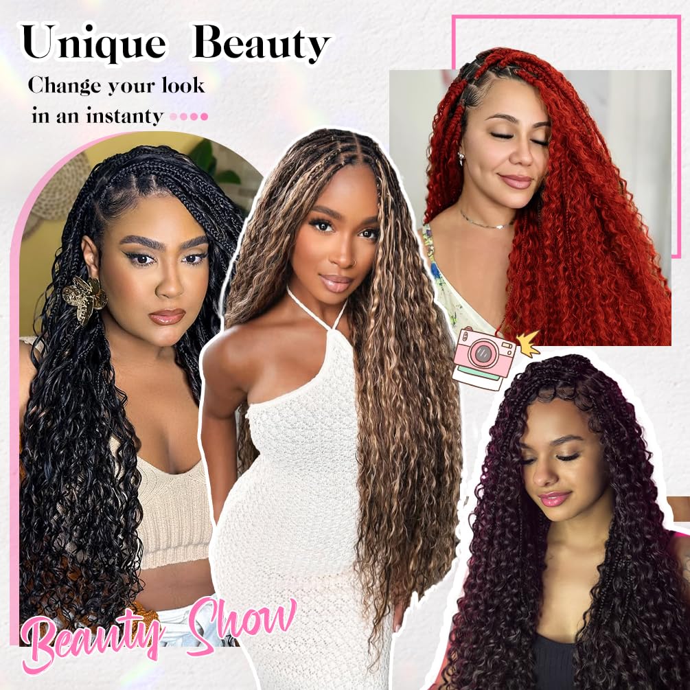 14 Inch Deep Wave Human Braiding Hair for Boho Braids – 50g 1 Bundles/Pack Pink 100% Unprocessed 12A Brazilian Virgin Human Hair Bulk, No Weft, Wet & Wavy Curly Extensions