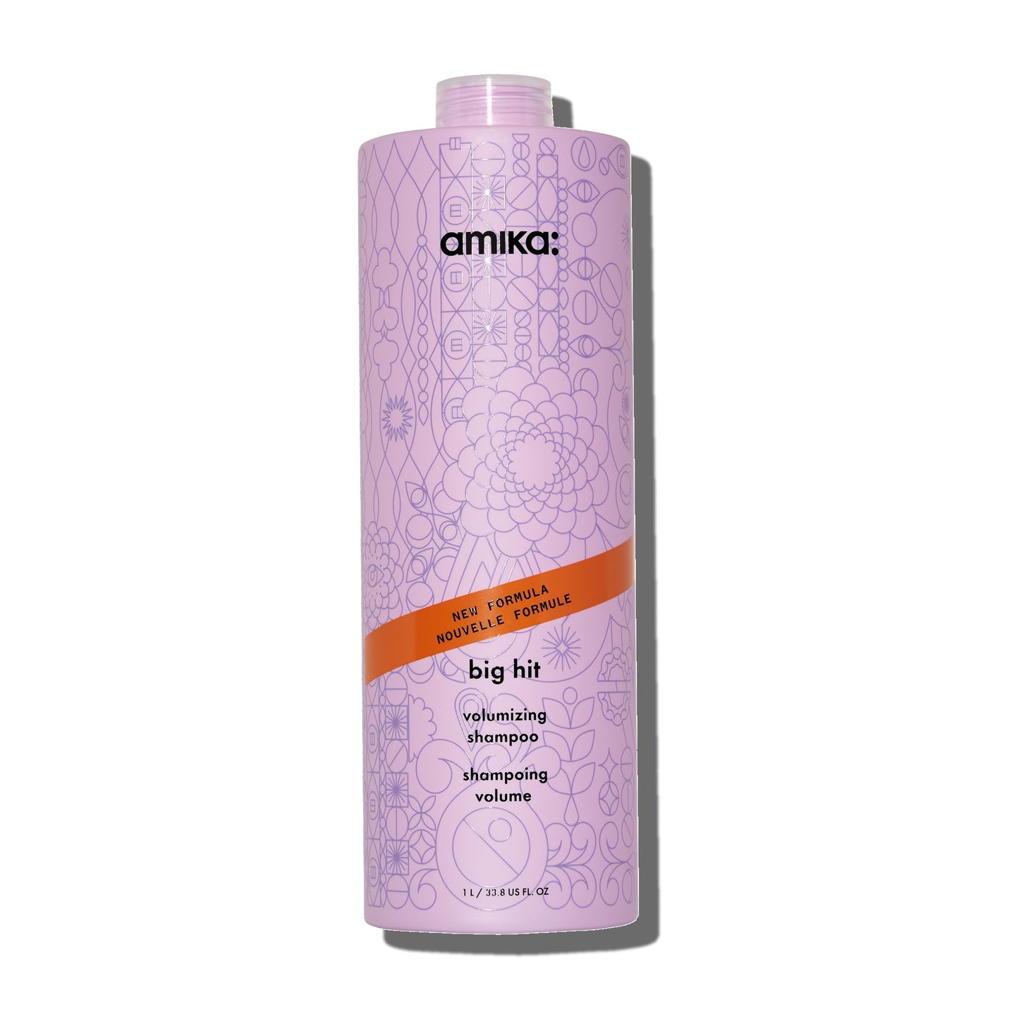 amika big hit volumizing shampoo, 1000ml