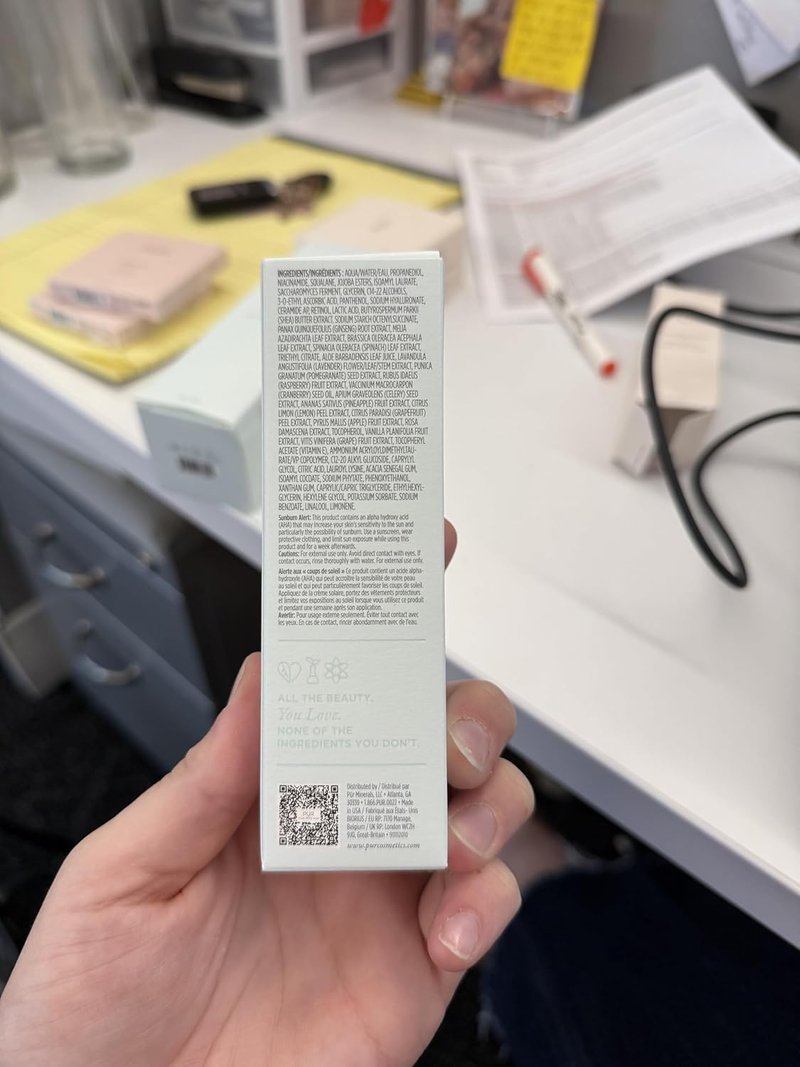 PÜR Niacinamide Drops for Hydration & Redness Reduction | Vitamin C, 1 oz.