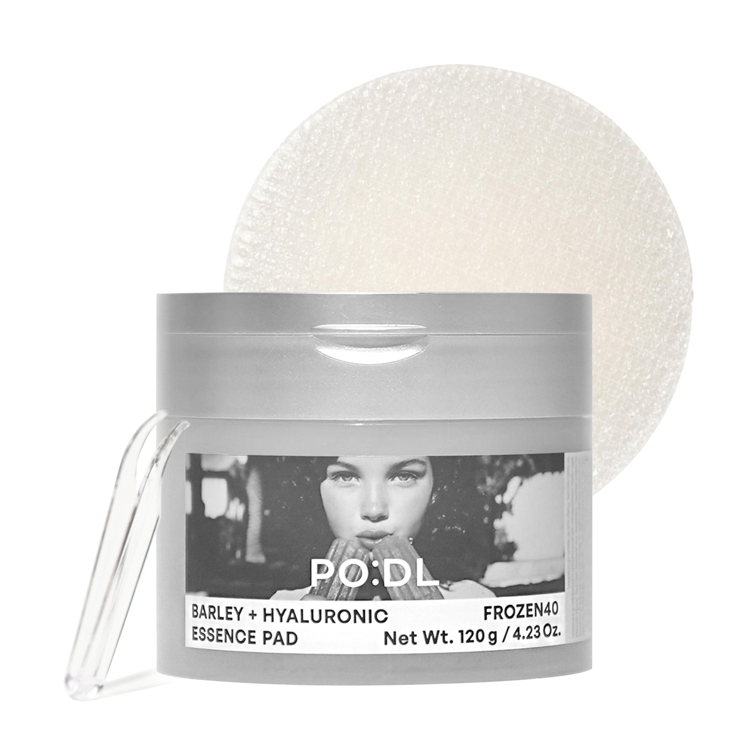 [PODL]Barley Hyaluronic Frozen40 Essence Toner Pads(70p) | Freeze-Dried Technology for Instant Cooling Hydration & Calming | Dual-Sided Toner Pads for Soft Exfoliating & Smooth Skin | Korean Skin Care