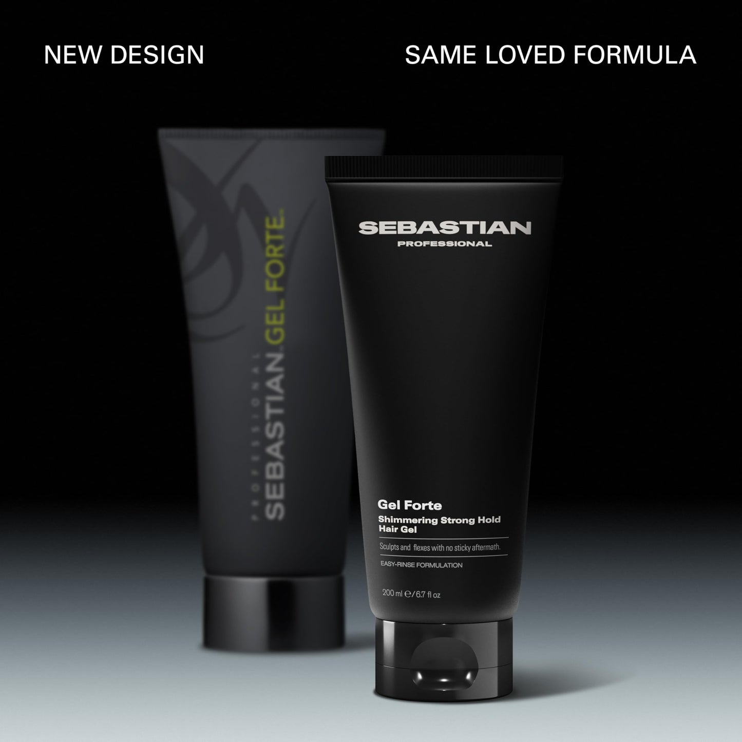 Sebastian Professional Gel Forte Strong-Hold Hair Styling Gel | Enhance Shine & Non-Sticky Formula | 6.7 fl oz