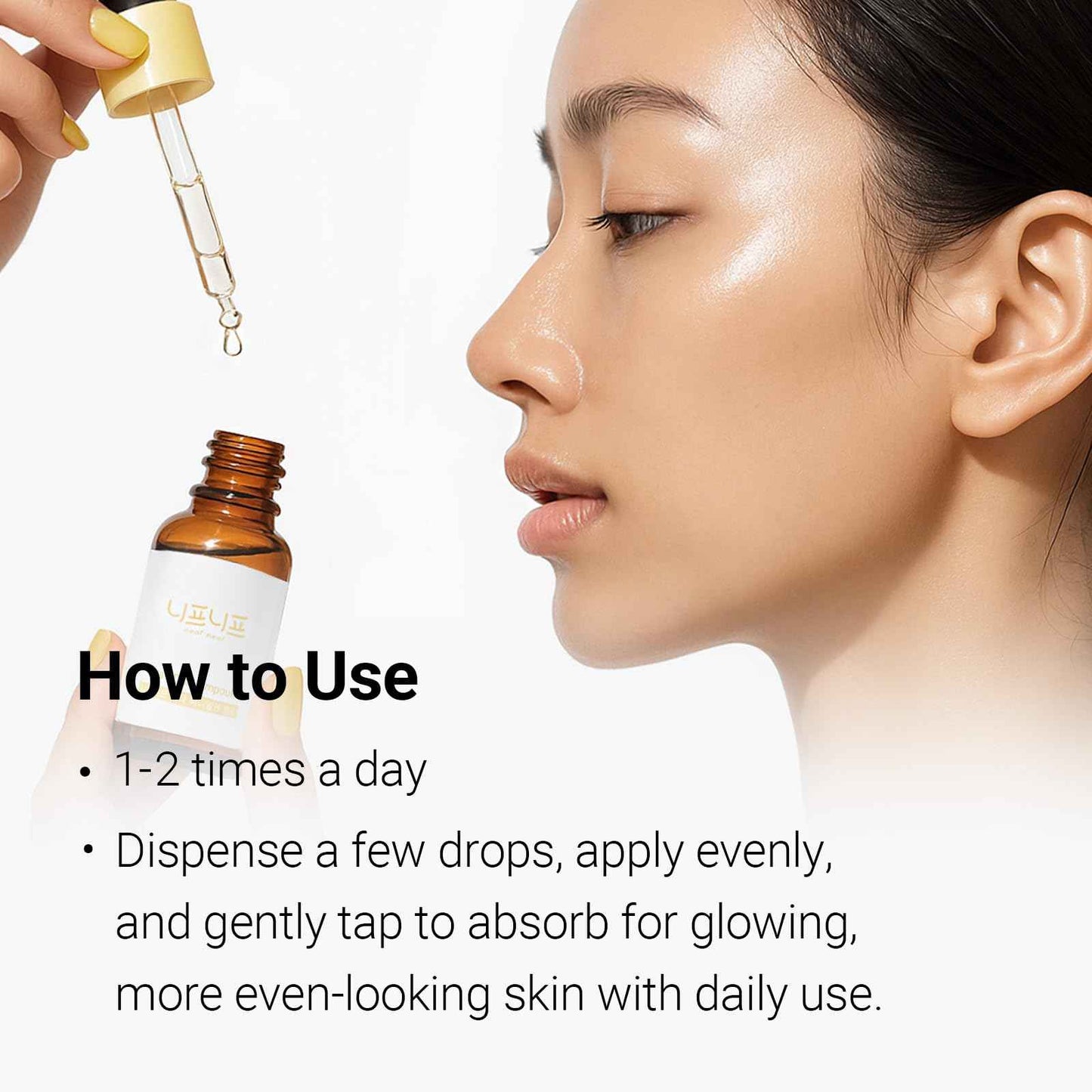 NEAF NEAF Vita PDRN Ampoule, A 30-day ampoule with Licorice PDRN and Vitamin C to improve skin spots and radiance. (20ml /0.68 oz)