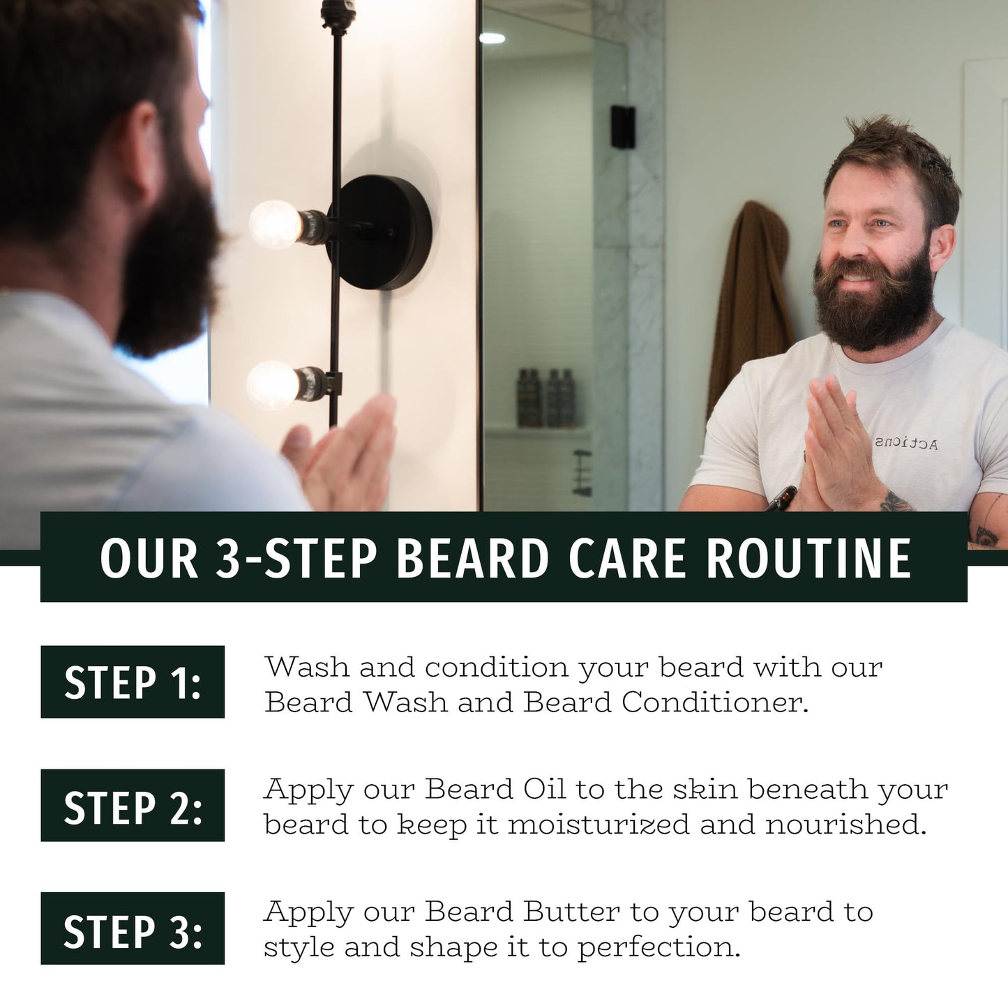 Live Bearded: Beard Oil and Beard Butter Grooming Kit - Tombstone - All-Natural Ingredients with Shea Butter, Argan Oil, Jojoba Oil and More - Beard Growth Support - Made in the USA