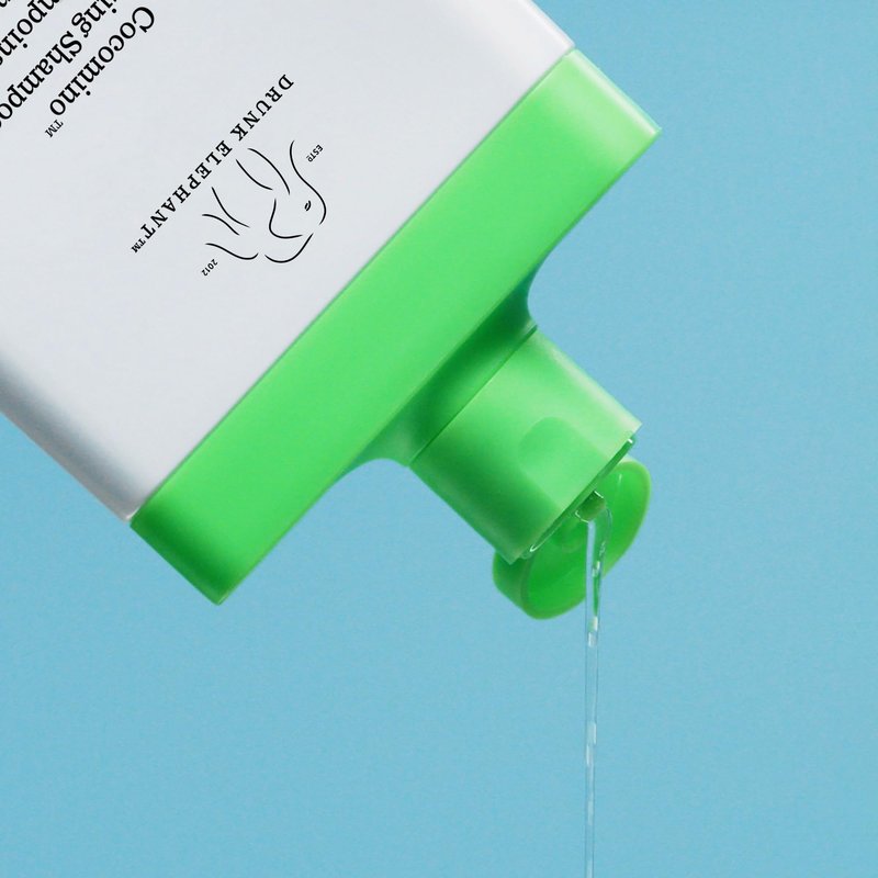 Drunk Elephant Cocomino Glossing Shampoo - 240 ml/8 oz - Coconut Amino Acids - Clean Clinical - Sulfate-Free - Cruelty-Free - Dermatologist-Tested - Free of Essential Oils, Silicones, and SLS