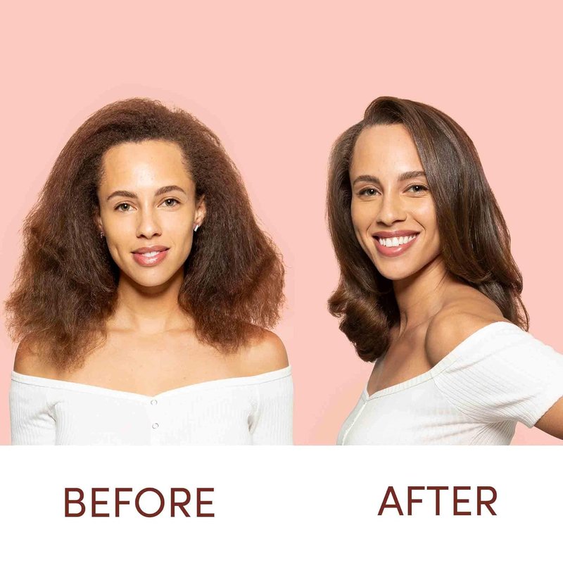 Mizani Thermasmooth Smoothing Serum - Heat Protection & Frizz Control for Curly Hair | Infused with Coconut Oil