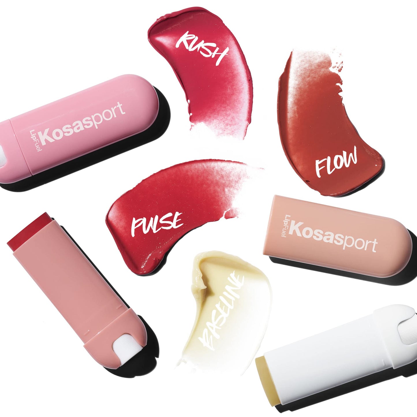 Kosas LipFuel Lip Balm – Hydrating Tinted Lip Balm with Hyaluronic Acid & Konjac, Nourishing Lip Care, Smooth Glossy Finish, Baseline