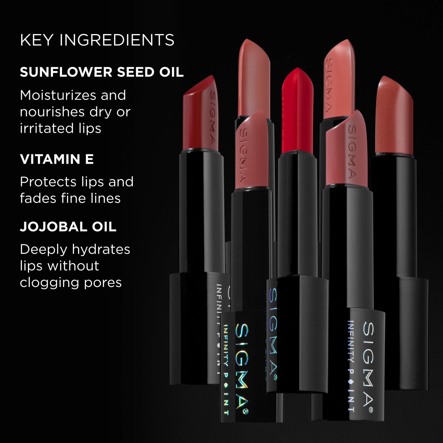Sigma Beauty Infinity Point Lipstick - Peach Tea