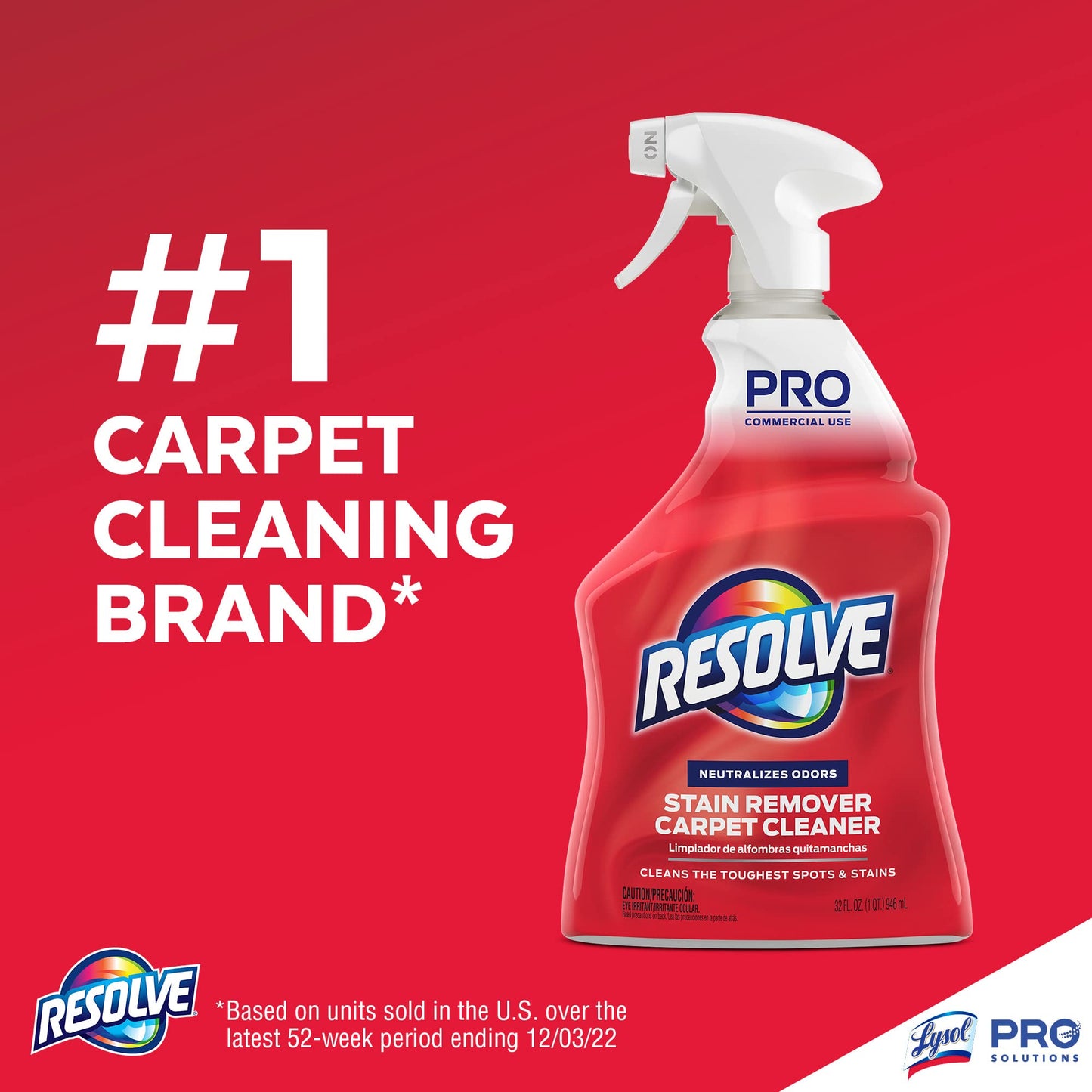 Resolve Professional Strength Spot and Stain Carpet Cleaner, 32 oz