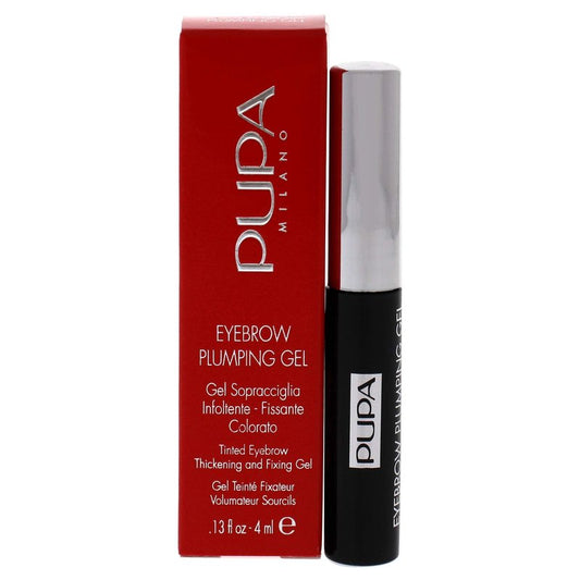 Pupa Milano Eyebrow Plumping Gel - Thickening and Fixing Eyebrow Gel - Ideal For Thick and Tamed Eyebrows - Gives Plumping Effect That Looks Absolutely Natural - 003 Dark Brown - 0.13 Oz