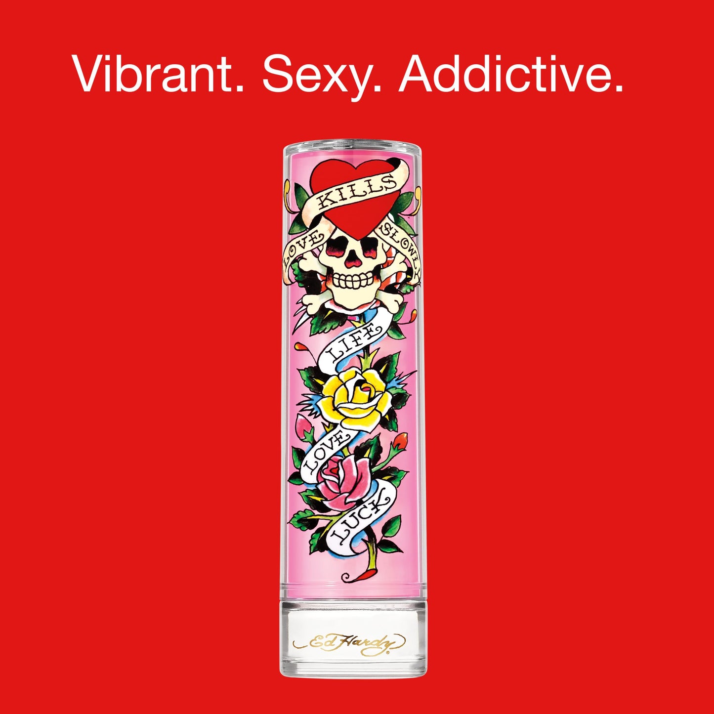 Ed Hardy Perfume for Women, Eau De Parfum Spray with Warm Amber Notes, 3.4 fl oz