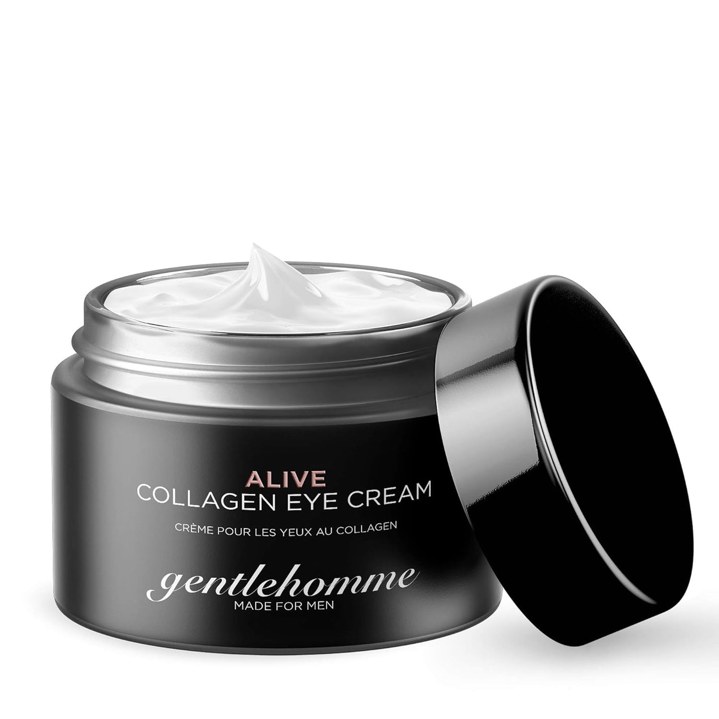 Eye Roller Serum for Men - Collagen & Caffeine Eye Cream | Depuffing Roller Ball for Dark Circles & Puffiness - 2 Count