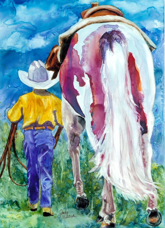 Rainbow Card Company Horse Sense Greeting Card - Patch