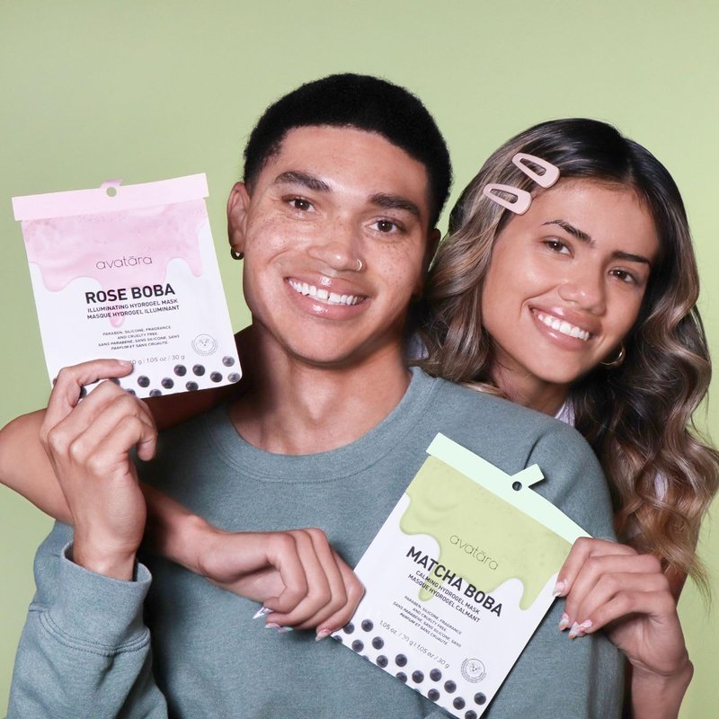 Avatara Face Mask Variety 10-Pack - Hydrating Korean Beauty Sheet Masks with Watermelon, Peach, Aloe, and Honey - Cruelty-Free Sheet Masks for Tween, Teen and All Skin