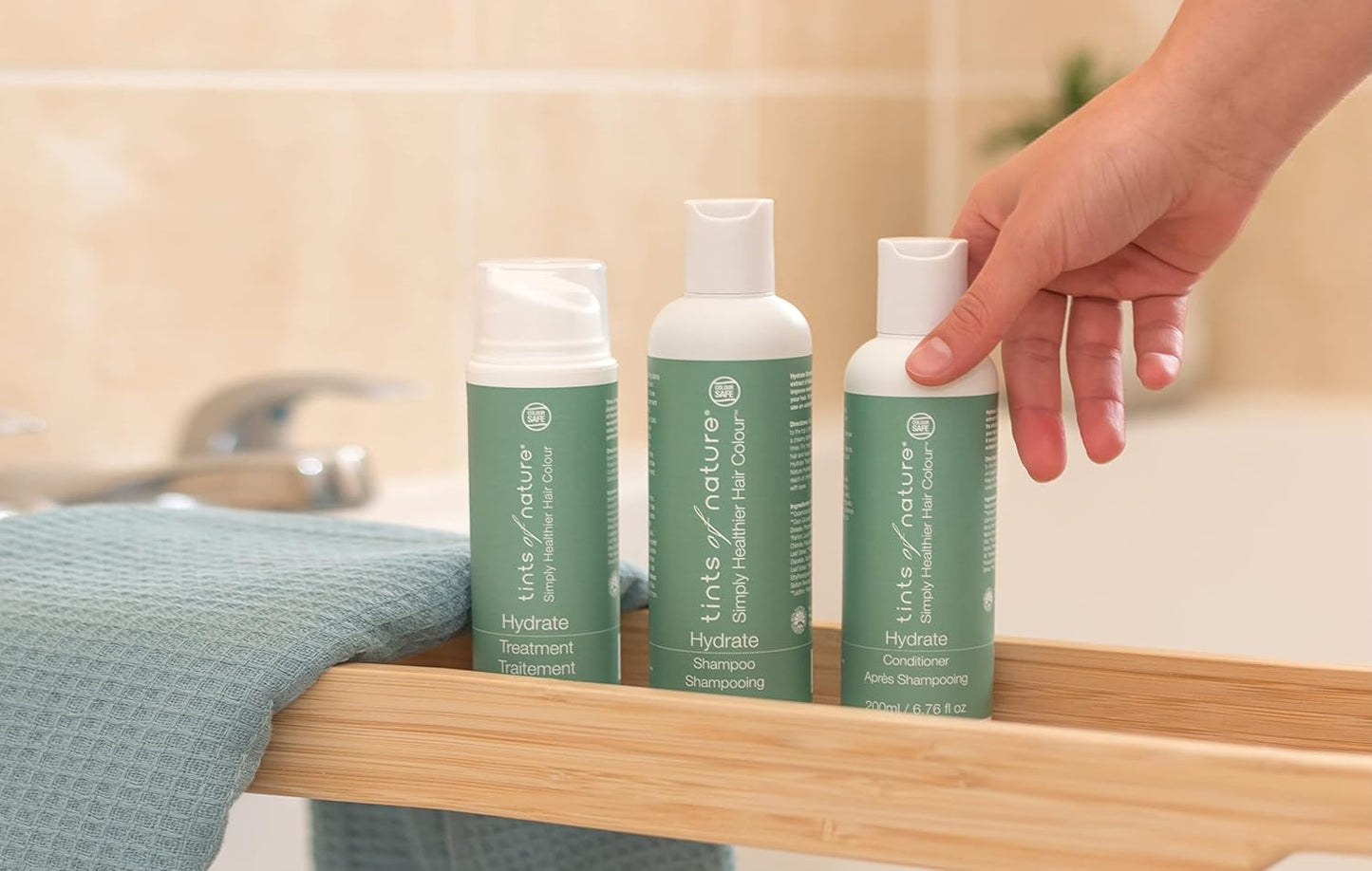 Natural & Organic Hydrate Conditioner - Chamomile & Sweet Almond Oil | Soft, Hydrated Hair, 6.76 fl oz