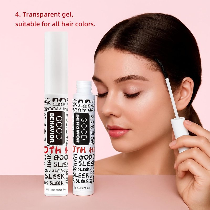 Fly Away Stick for Hair - 2 Pack Hair Mascara Gel Wax Fixer for All Hair Types | Non-Greasy, No Flaking, 0.8 Fl. Oz