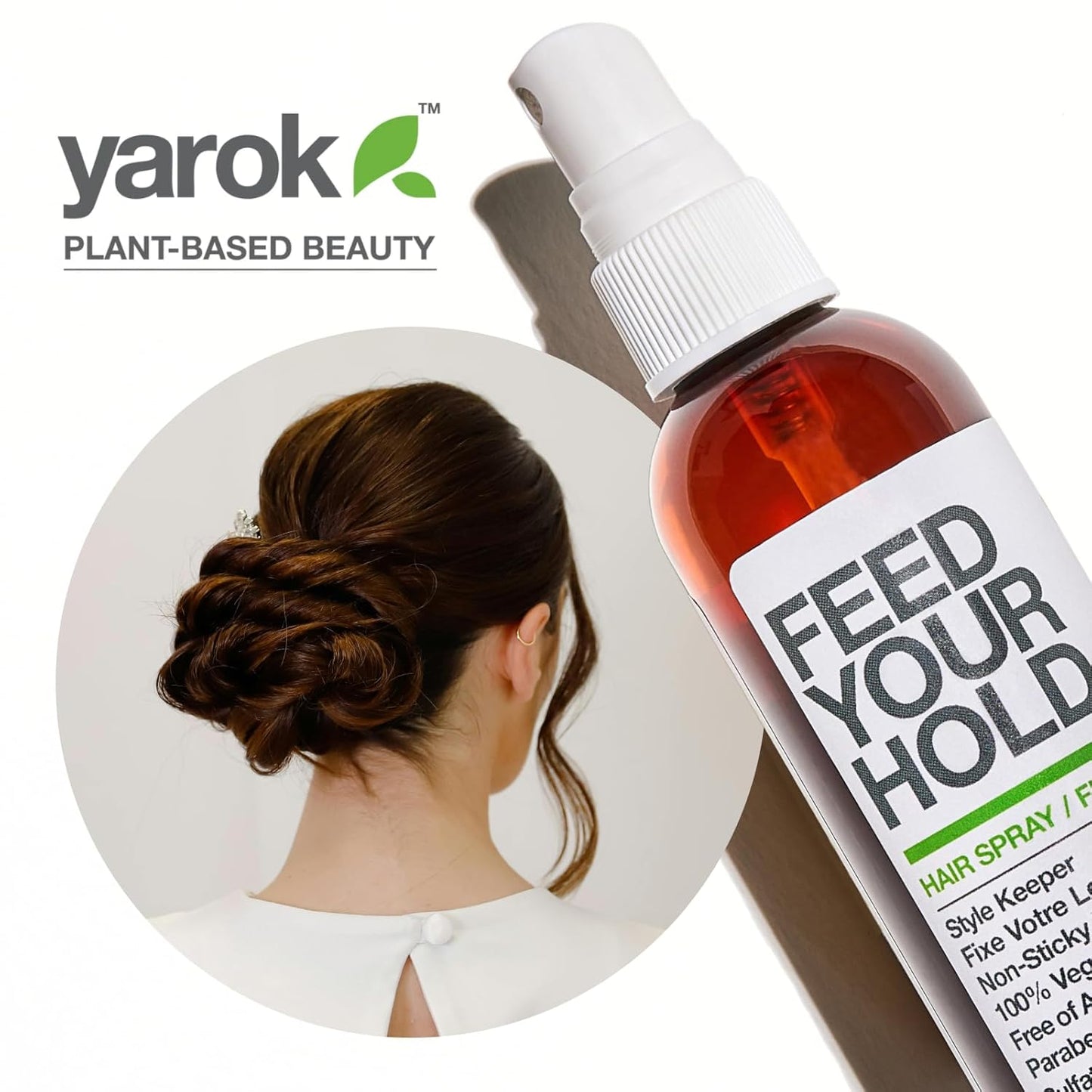 Yarok Feed Your Hold - Volumizing Hair Spray for Fine Hair | Organic, Alcohol-Free, Vegan (4oz)