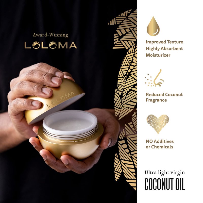Loloma Fiji Organic Virgin Coconut Oil, Nature’s purest moisturizer for Babies and you. Through a natural process, scent is reduced, texture improved for greater absorption. Pure nature, no chemicals.