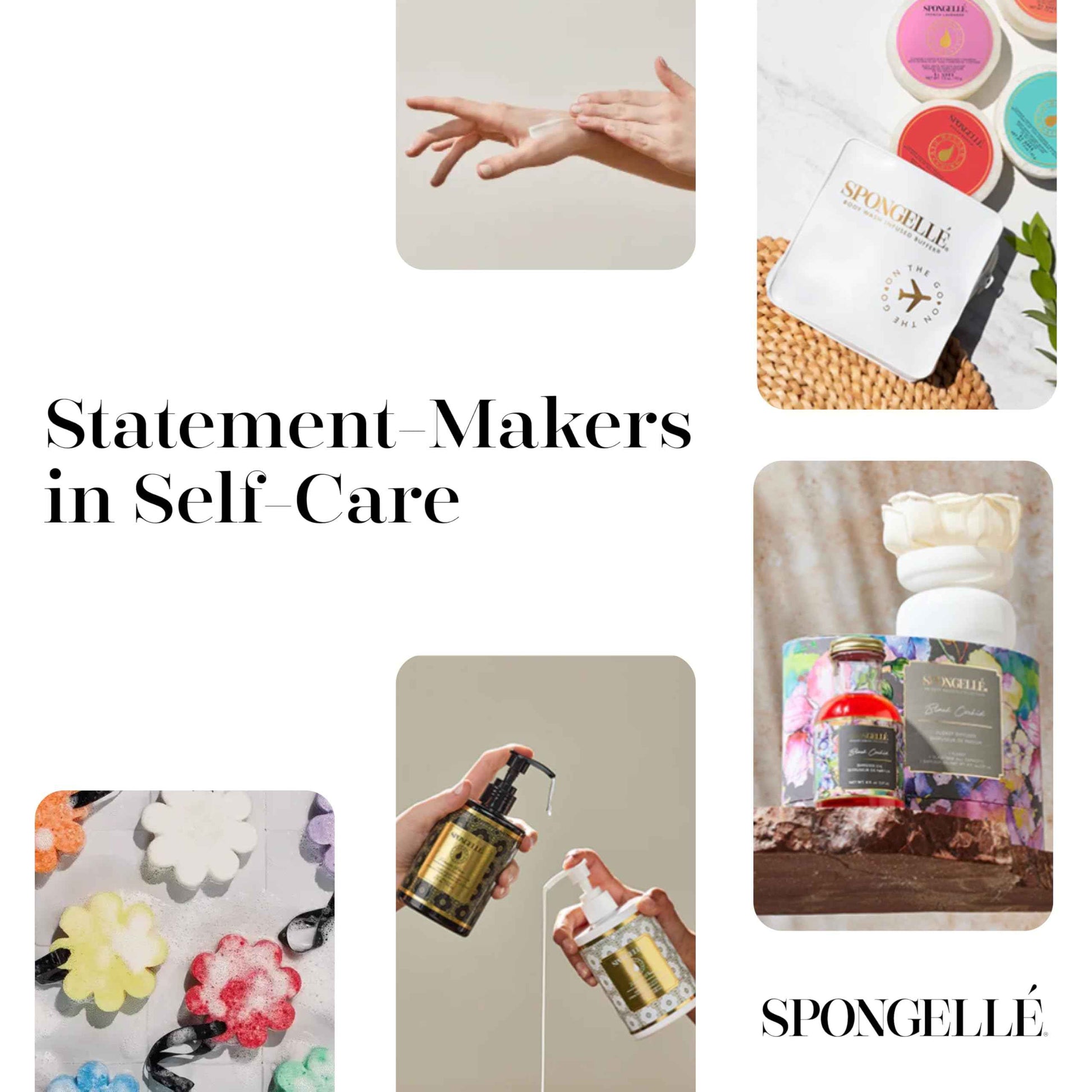 Spongelato Loofah Exfoliating Body Scrubber by Spongelle | Infused with Body Wash | Bath & Shower Loofah for Women | 14+ uses | Frutti di Bosco (Mixed Berries) Gelato Inspired