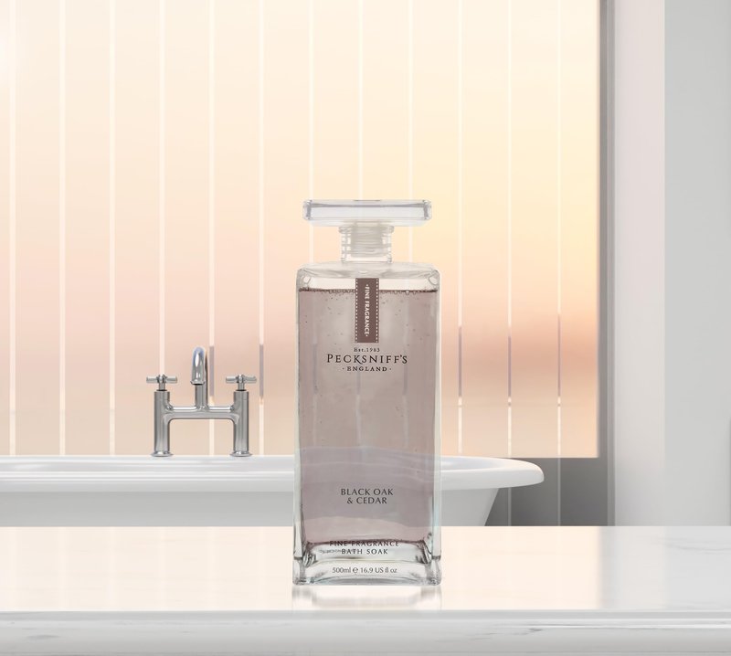 Pecksniff's Aroma:Therapy Deep-Sleep Bath Soak Decanter | 500ml/16.9 Fl Oz
