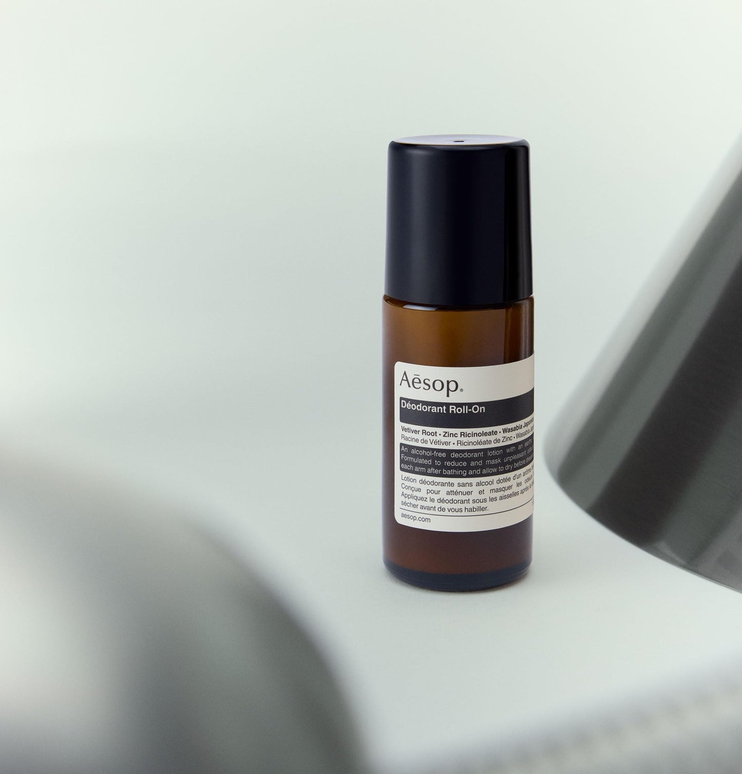 Aesop Aluminum Free Roll On Deodorant for Women & Men | Vetiver, Zinc, and Tea Tree to Reduce Odor | Alcohol-Free Formula for Sensitive Skin | Woody & Earthy | 1.6 oz