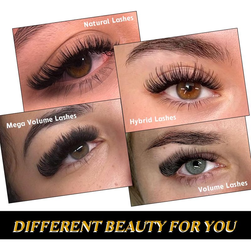 KOLYBEL Classic Lash Extensions | Premium Silk Eyelash Extensions 0.05 C/D/DD J/B/L Curl 13-20mm Mixed Trays