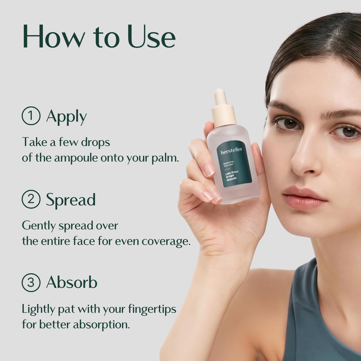 hersteller Little Drops Hi-light Ampoule 43ml, 1.5 Fl Oz Brightening Toning Moisturizing Calming Daisy Flower Extract Vegan Facial Skin Korean Skincare