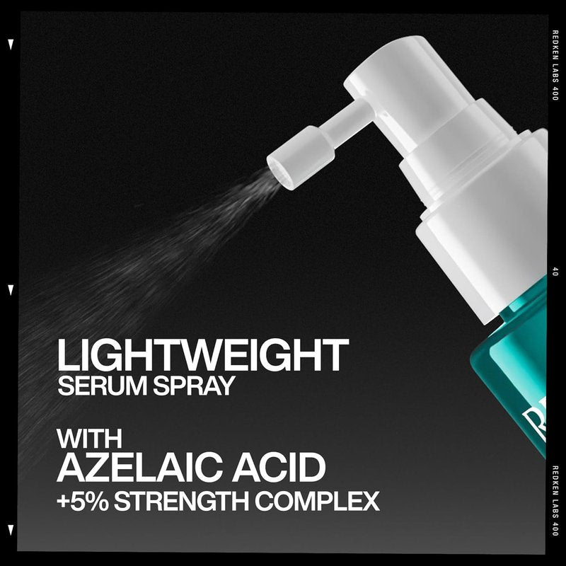 Redken Acidic Grow Full System Scalp & Hair Serum - Lightweight Leave-In Treatment for Thicker Hair | With Azelaic Acid