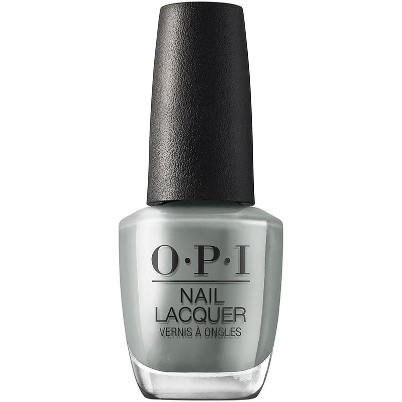 OPI Nail Lacquer Suzi Talks with Her Hands | Opaque Muted Gray Crème Chip Resistant Nail Polish | Muse of Milan Collection