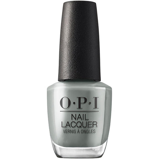 OPI Nail Lacquer Suzi Talks with Her Hands | Opaque Muted Gray Crème Chip Resistant Nail Polish | Muse of Milan Collection
