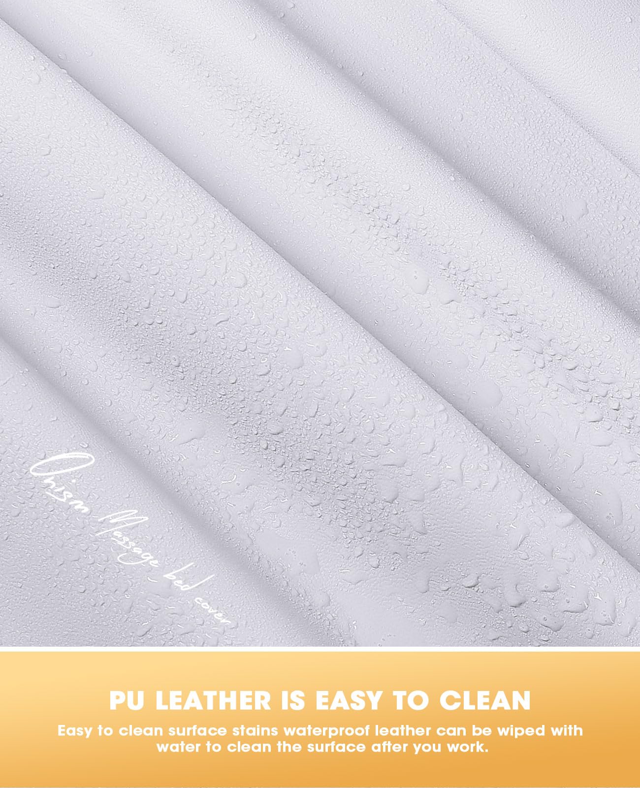 Onism Lash Bed Cover for Eyelash Extensions, Massage Table Cover, White