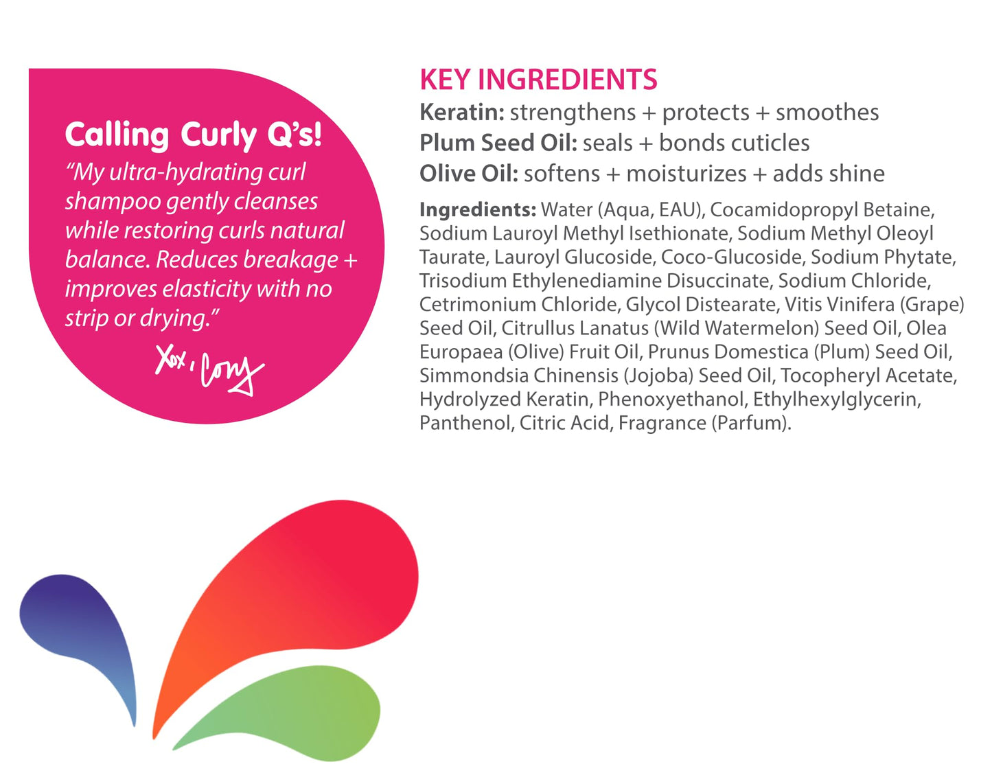 SoCozy Curl Shampoo | For Kids Hair | Ultra-Hydrating Cleanser | No Parabens, Sulfates, Synthetic Colors or Dyes, Sweet-Crème, 10.5 Fl Oz