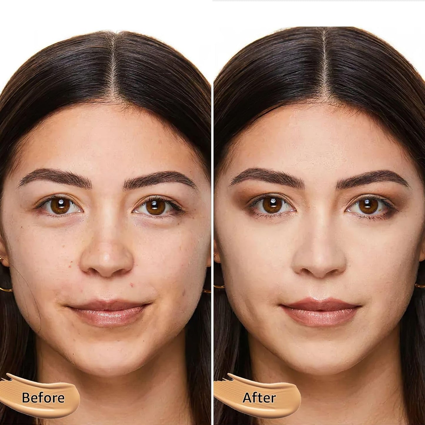 Cushion Foundation Concealer for Mature Skin - Lightweight CC Cream for Natural Finish | Perfect for Older Women