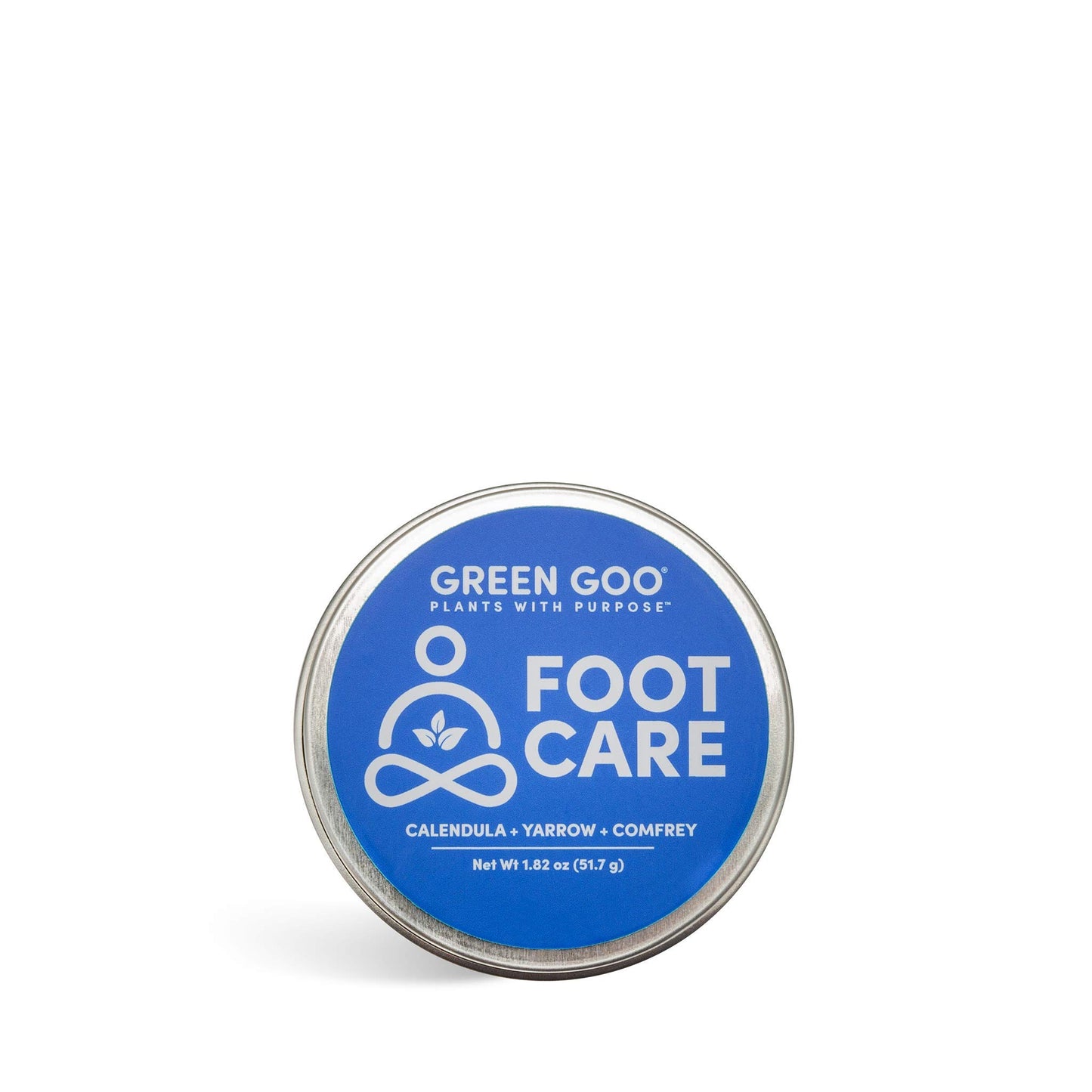 Green Goo Natural Skin Care Salve, Foot Care, 1.82 Ounce Large Tin