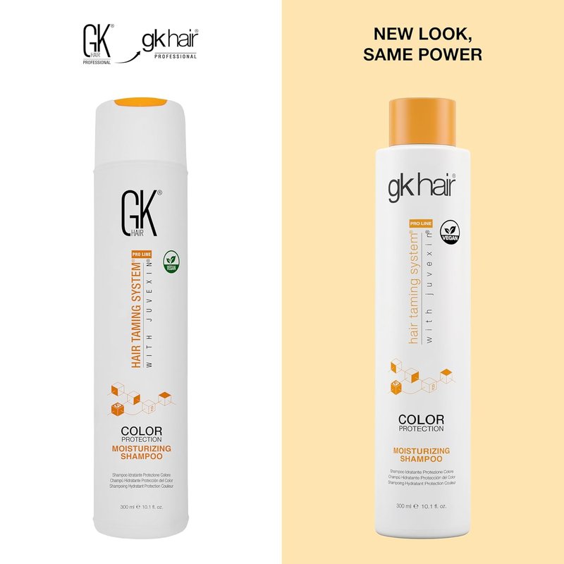 GK HAIR Moisturizing Shampoo for Color Treated Hair - Sulfate & Paraben Free Keratin Formula | 10.1 Fl Oz