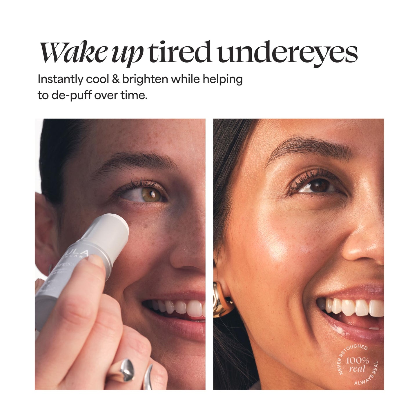 TULA Skin Care Wrapped in Radiance - Rose Glow + Get It Hydrating Peptide Lip Treatment Balm 0.28oz & Cooling & Brightening Eye Balm 0.35 oz, Full-Size, 2 Piece Duo