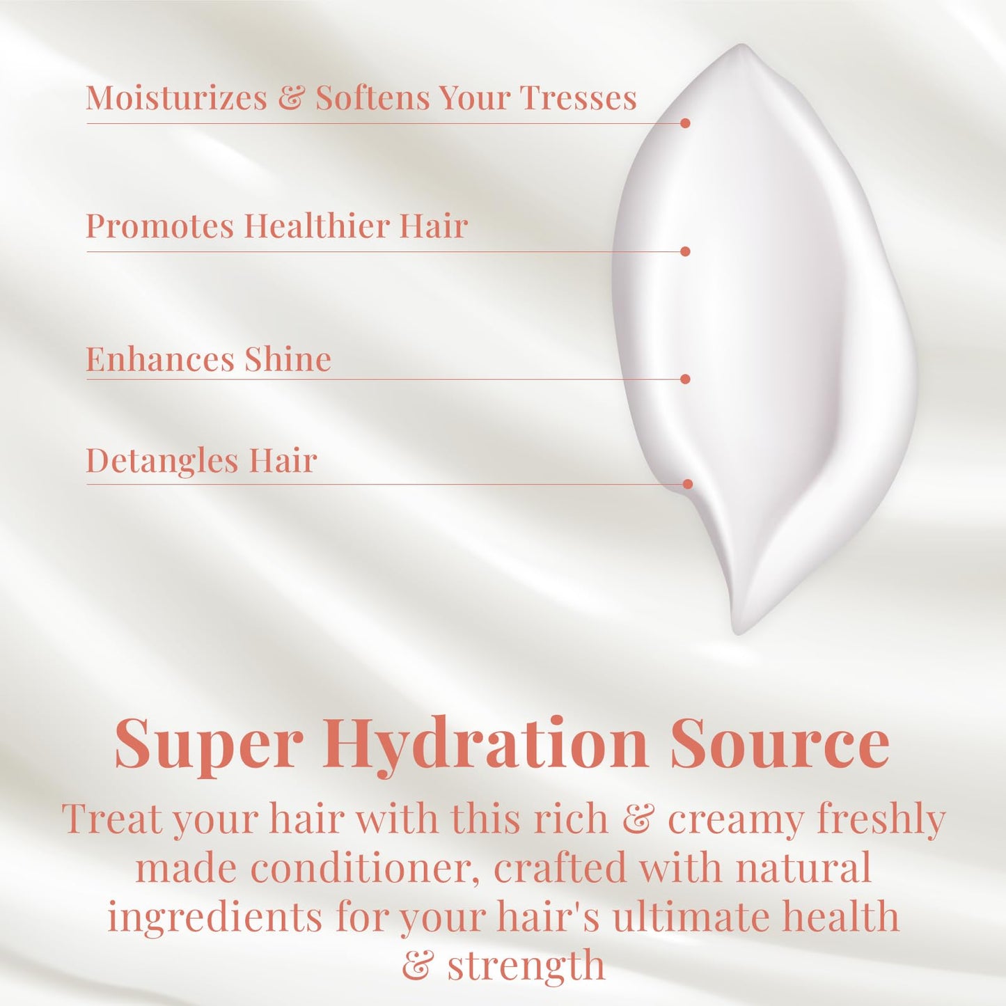 NaturAll Sea Moss & Chebe Anti Frizz Conditioner - Sulfate-Free Curl Hair Conditioner for Dry Hair - Detangles, Softens & Moisturizes Dry, Damaged Hair, Helps Reduce Breakage & Smooth Frizz (8.5 Oz)