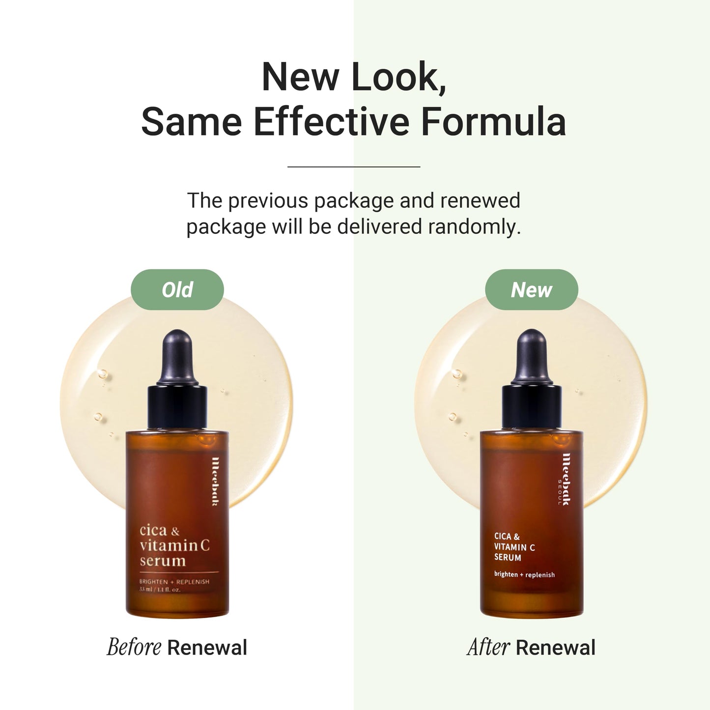 Meebak Korean Vitamin C Serum | Radiance Face Serum | Soothing Formula with Centella Asiatica, Panthenol & Adenosine for Glowing Skin | Lightweight Daily Formula