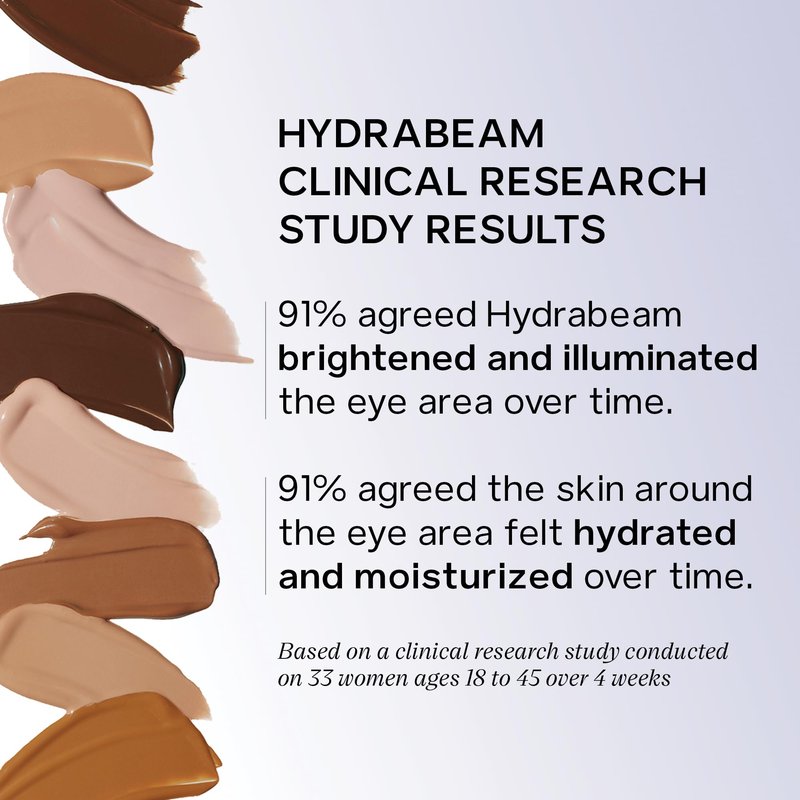 Saie Hydrabeam Under Eye Brightener - Sheer + Hydrating Concealer with Glycerin, Squalane + Cucumber Extract - Brightening Under Eye Concealer + Corrector for Even, Glowing Skin - Shade 7 (0.2 oz)