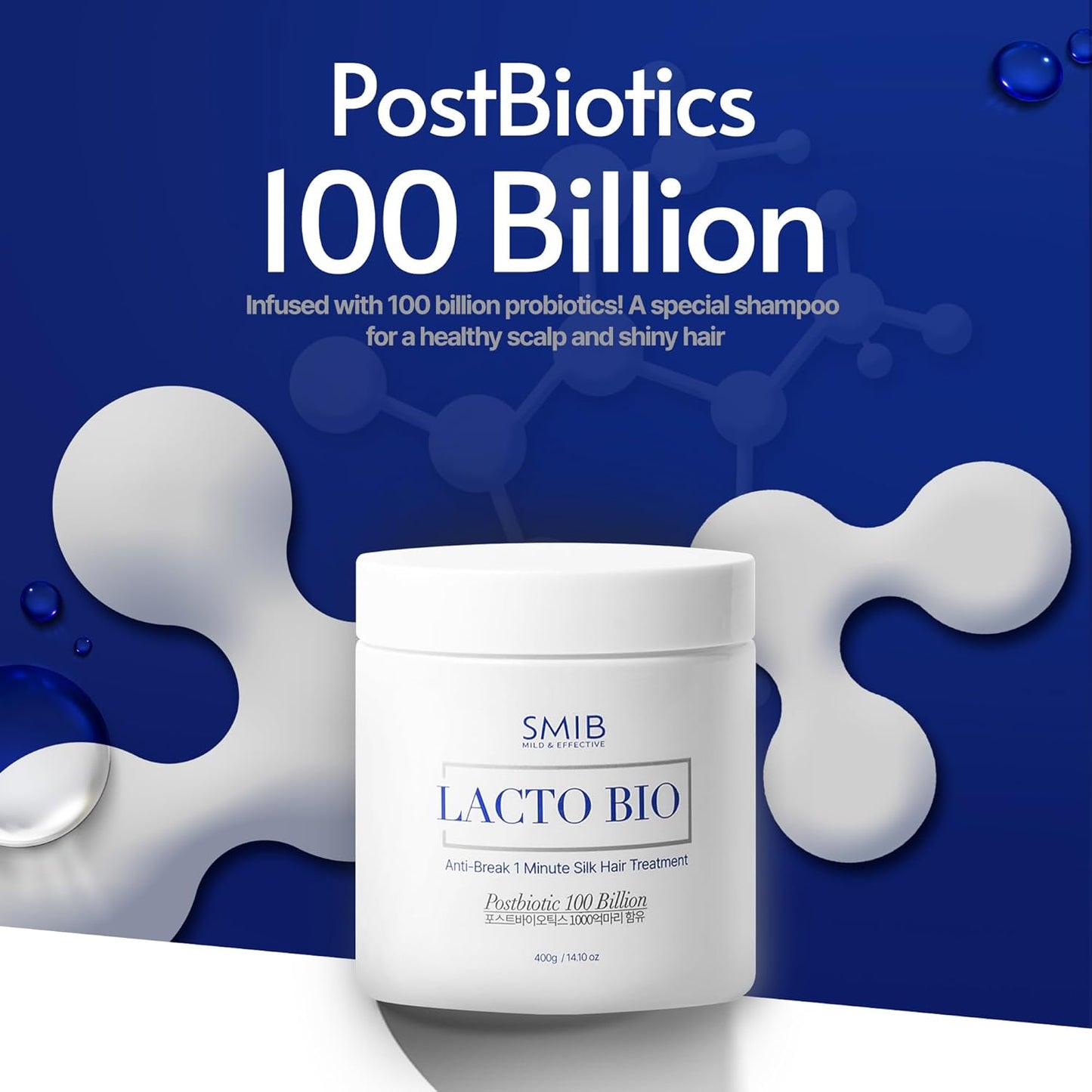 Hair Treatment Mask for Dry & Damaged Hair - Deep Conditioning with Postbiotics & Botanical Extracts | 500g | Korean Scalp Care