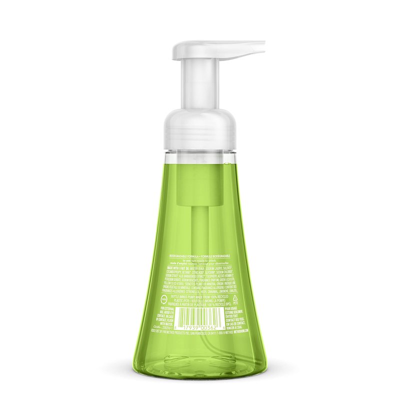 Method Foaming Hand Soap, Green Tea + Aloe, 10 Fl Oz (Pack of 6)