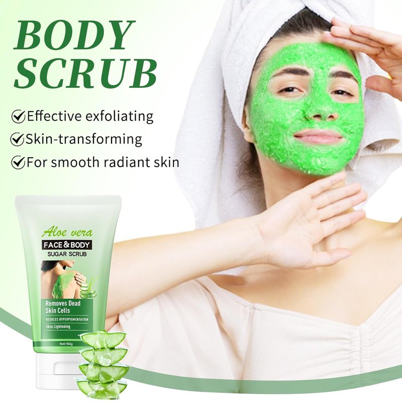 KP Bump Eraser Foot & Body Scrub Keratosis Pilaris Aloe Vera Treatment, Deeply Exfoliates for Hydrated & Nourished Skin Cleanser, Keratosis Pilaris Exfoliator for Dullness, and Pores