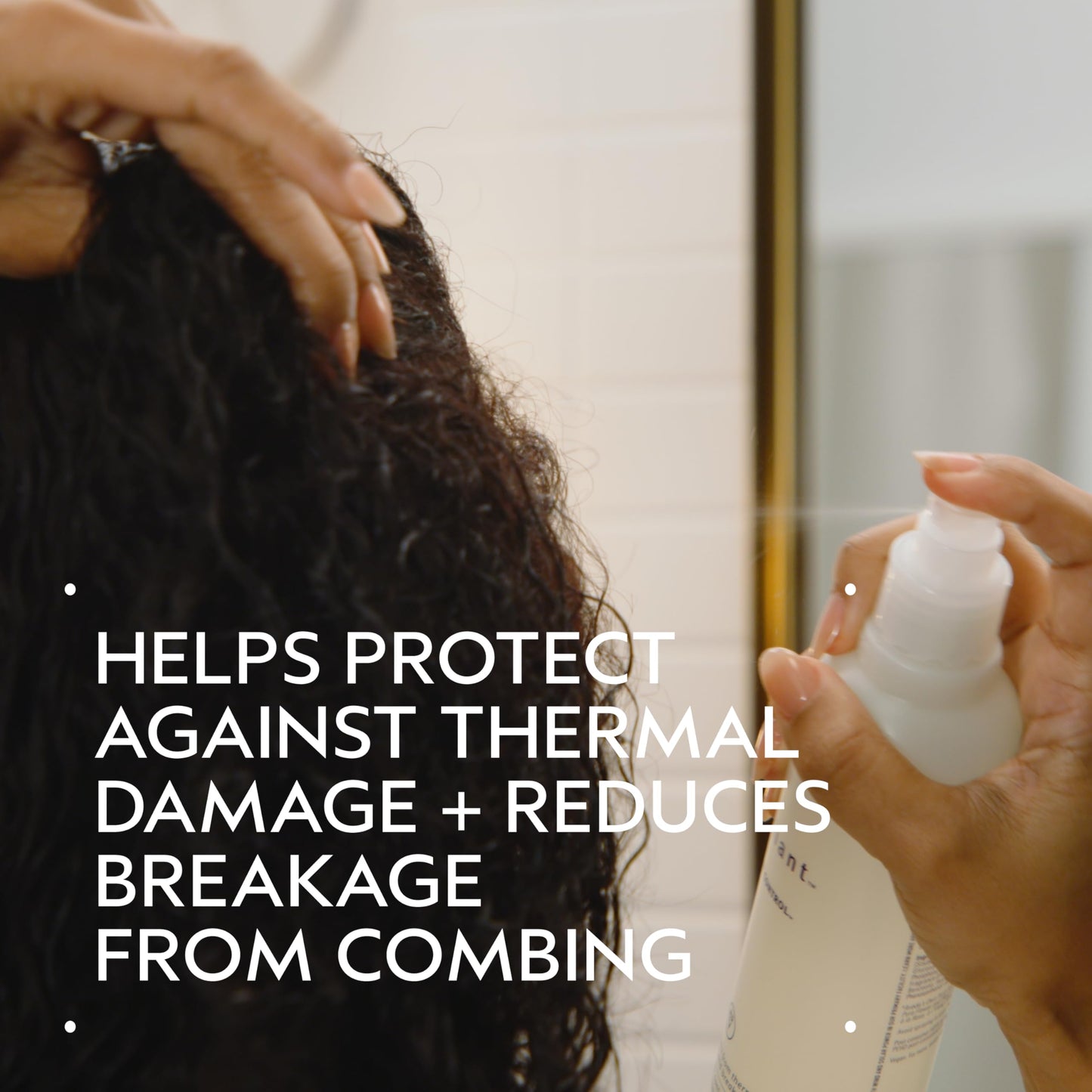Aveda Brilliant Damage Control | Detangling Spray | Heat Protection Spray | Reduces Damage and Breakage | Jasmine, Rose, Clove Aroma | 8.5 Fl Oz