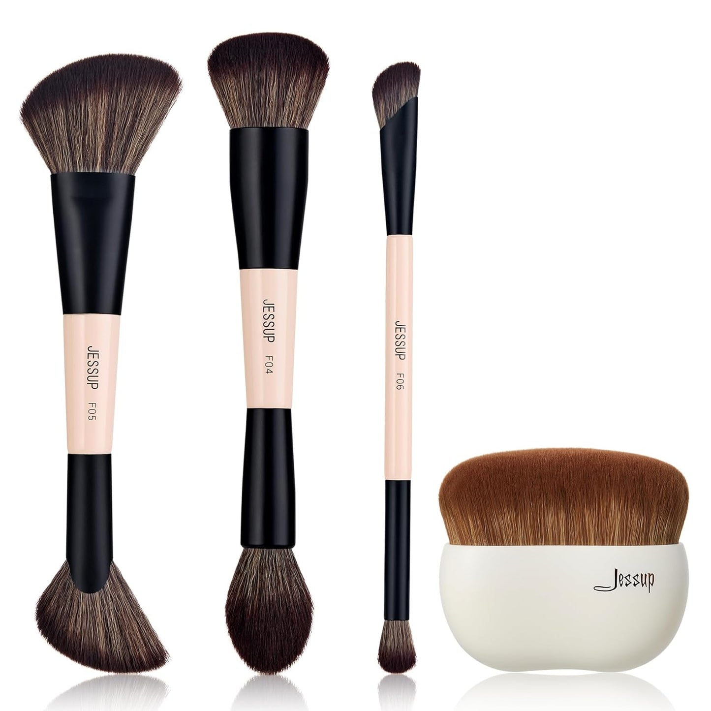 Face Makeup Brushes Set - Jessup T508 with Foundation Brush SF002 | Professional Quality
