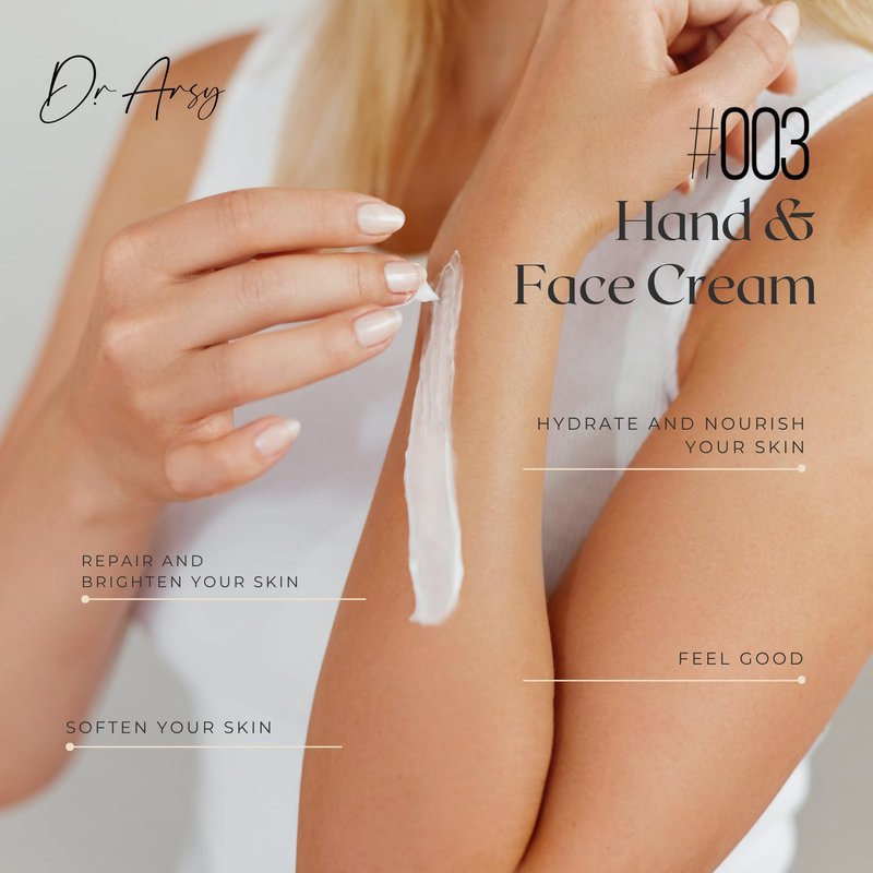 Dr. Arsy Eczema Cream #003 Clinically Tested Ultra-Rich Relief, Repair & Hydrating Moisturizer for Dry Sensitive Face & Body | Hypoallergenic | Steroid-Free, Vegan | Vitamins & Amino Acids | 4 oz