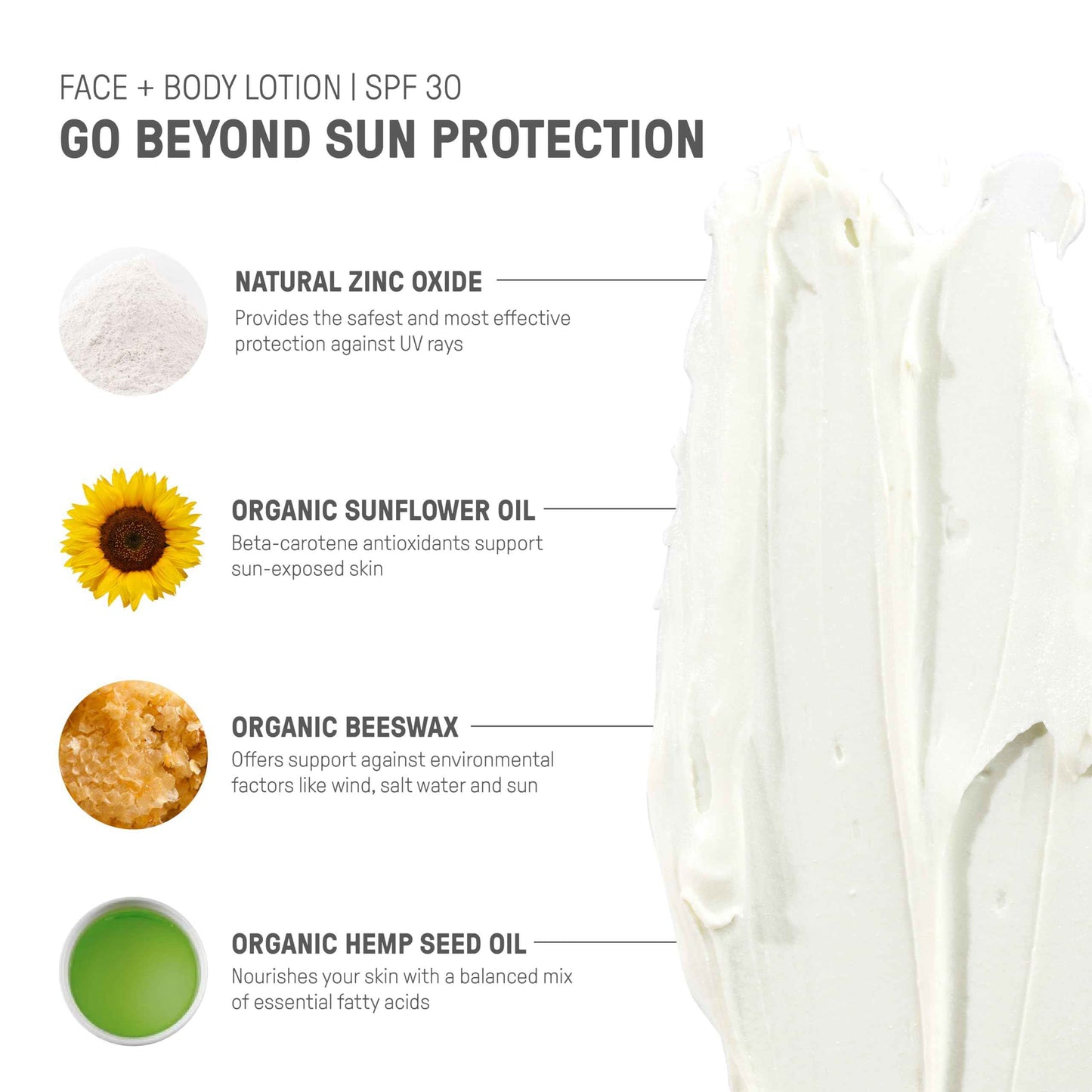 Raw Elements Face and Body Mineral Sunscreen SPF 30 Tube, Organic Sunblock Daily Protection, Non Toxic Reef Safe, Water Resistant, Cruelty Free, 3 oz (Pack of 1)