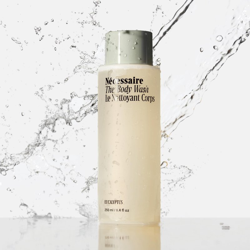 Nécessaire The Body Wash Eucalyptus — Multi-Oil Shower Gel Body Wash for Women + Men. Non-Comedogenic + Hypoallergenic for Sensitive Skin with Niacinamide. 8.4 fl oz.