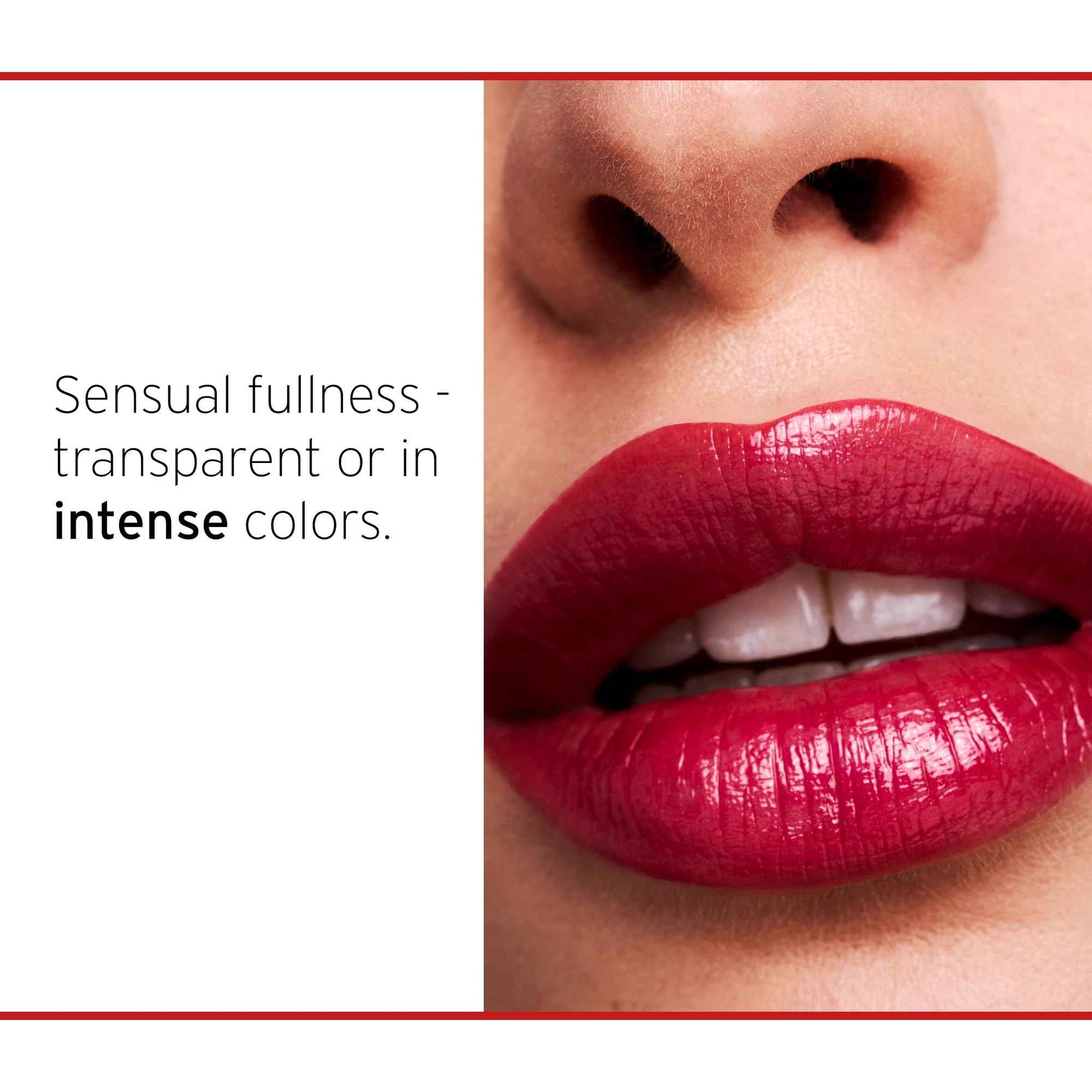 nutraCOSMETIC Nutrakiss Lip Plumper - Red I Natural Plumping Lip Gloss with Niacin (Vitamin B3) I Clear Lip Plumper for Fuller Lips I Made in Germany I 5ml