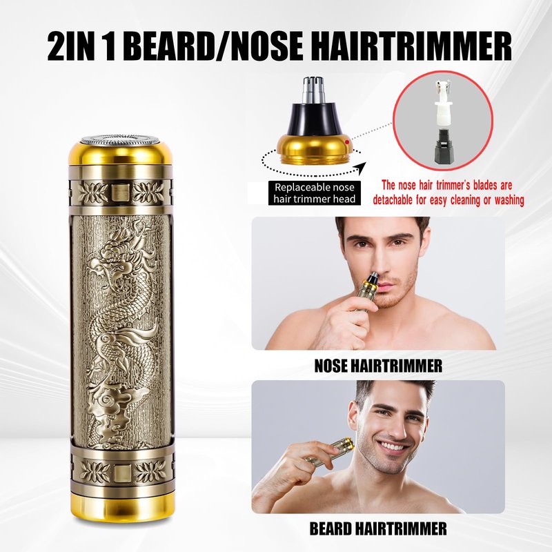 soieho Professional Hair Clippers for Men,T-bar Trimmer and Cordless Electric Shaver, Nose Hair Trimmer, Men's Hair Clipper and Shaver Set, Rechargeable Home Hair Cutting Tools
