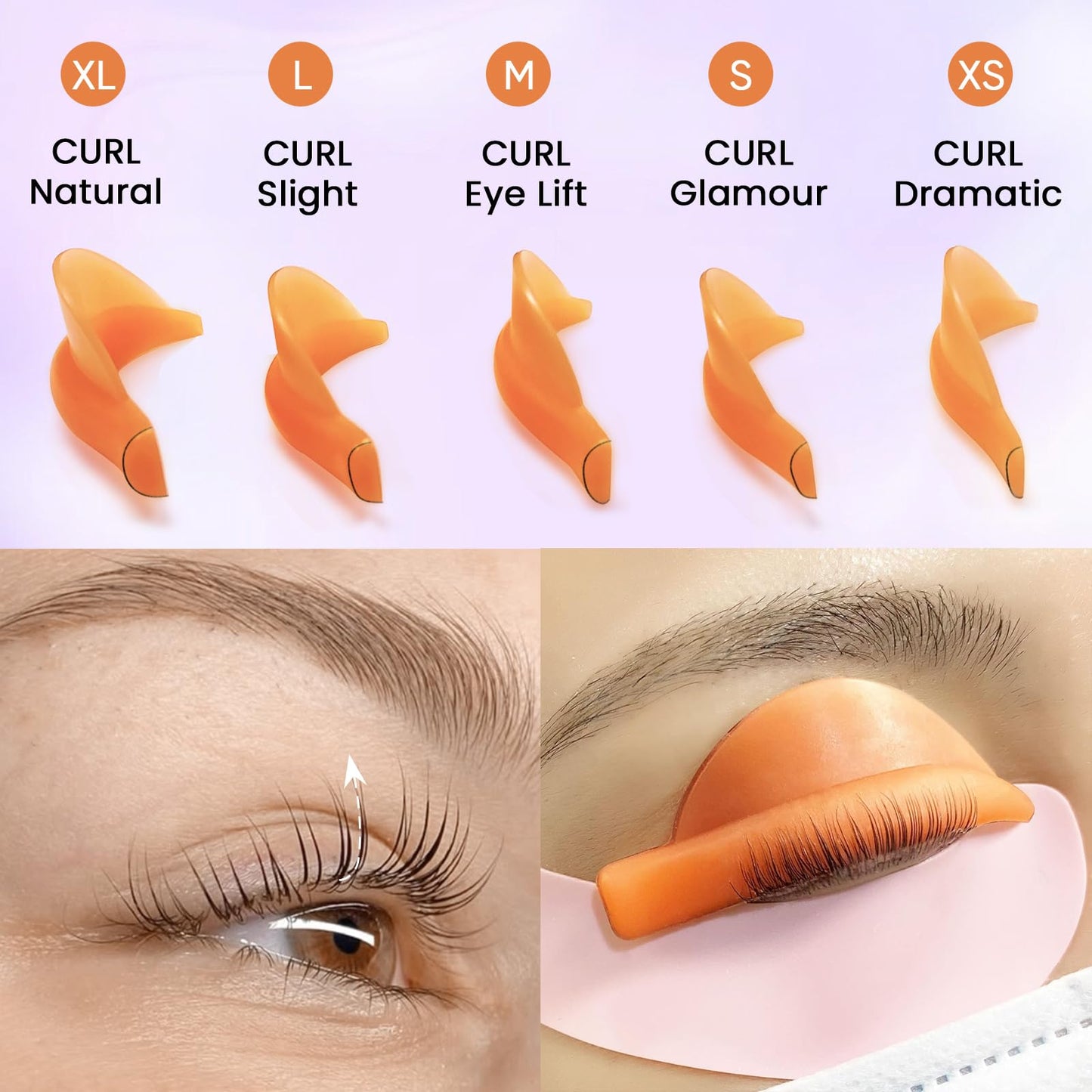 PERMANIA Lash Lift and Tint Kit, Salon Grade Supplies for Eyelash Perm and Brow Lamination Black Dye with Lash Lift Balm Curling & Coloring Natural Result